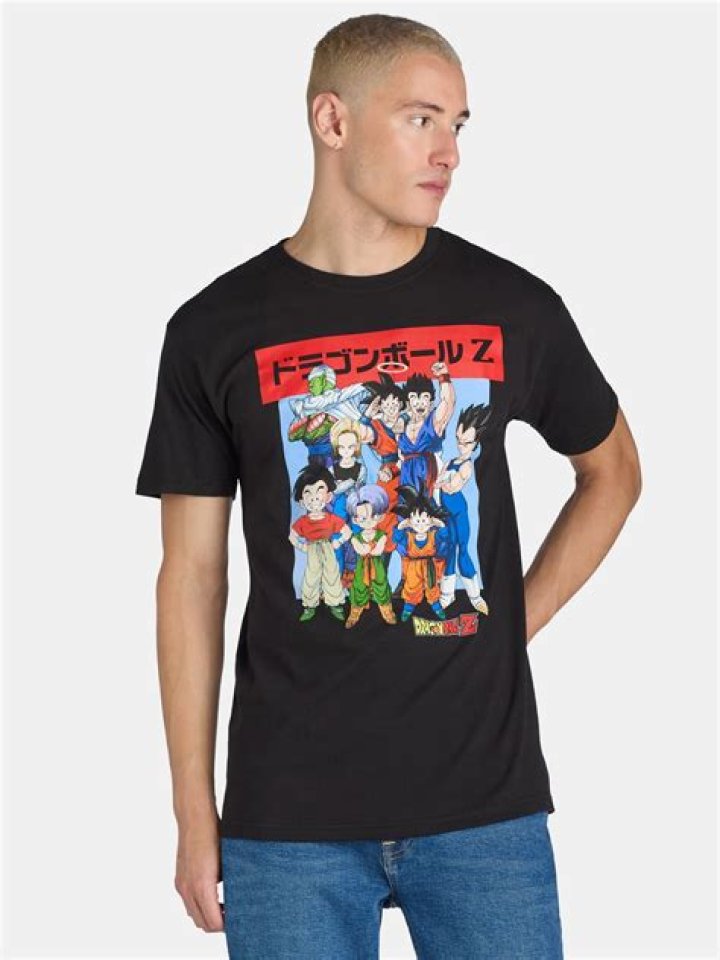 Dragon Ball Z Men's Tie Dye Wash TShirt