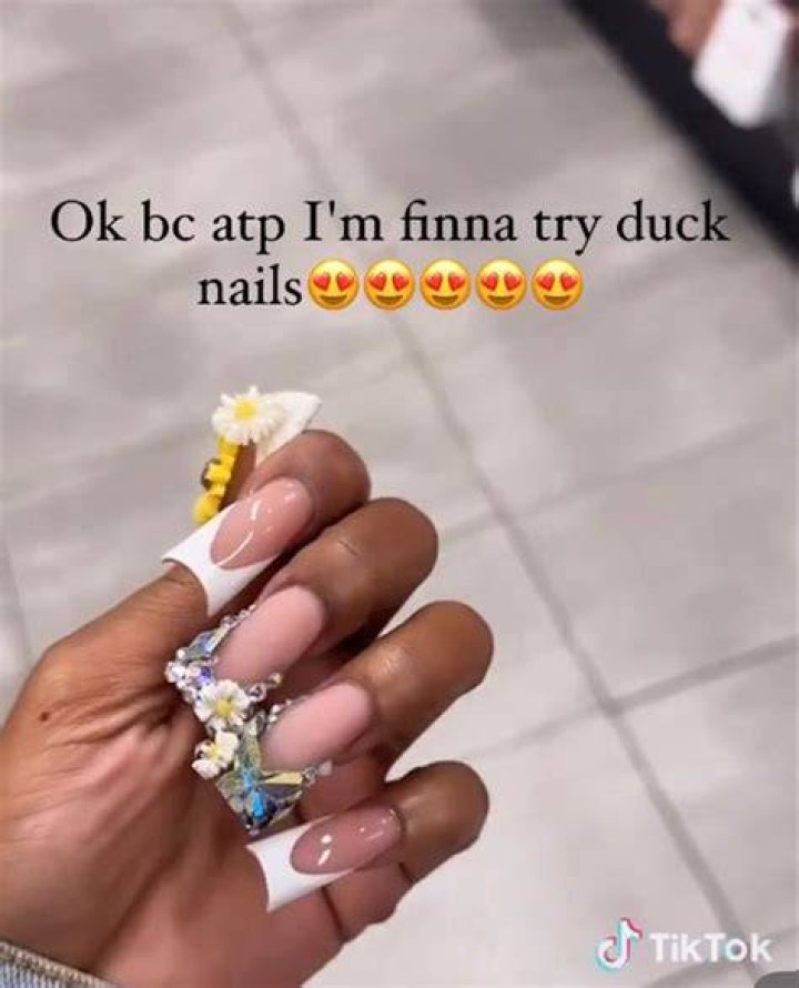 Duck Nails Are TikTok's Most Unexpected Nail Trend Expert Tips Allure