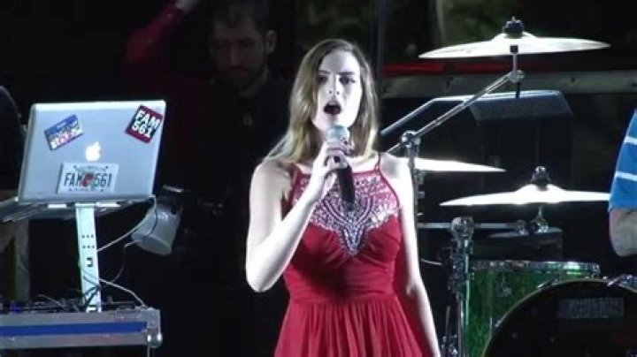 Dusti Van Winkle Sings The National Anthem at the 2014 9th Annual