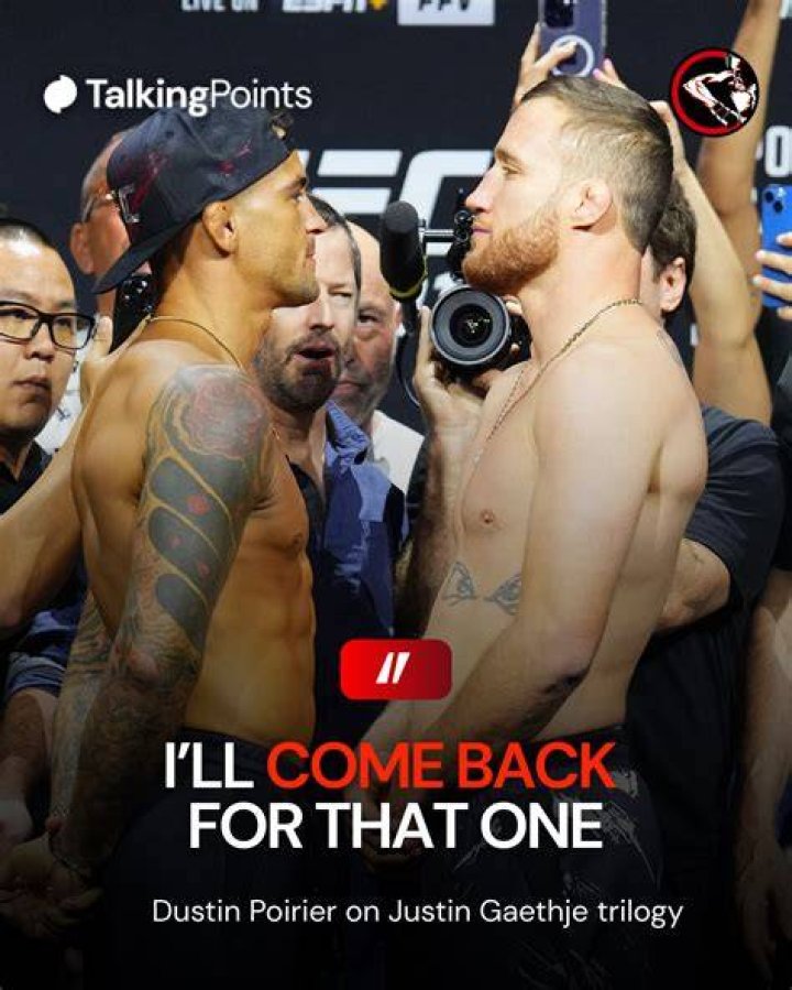 Dustin Poirier says he will retire after winning the belt against