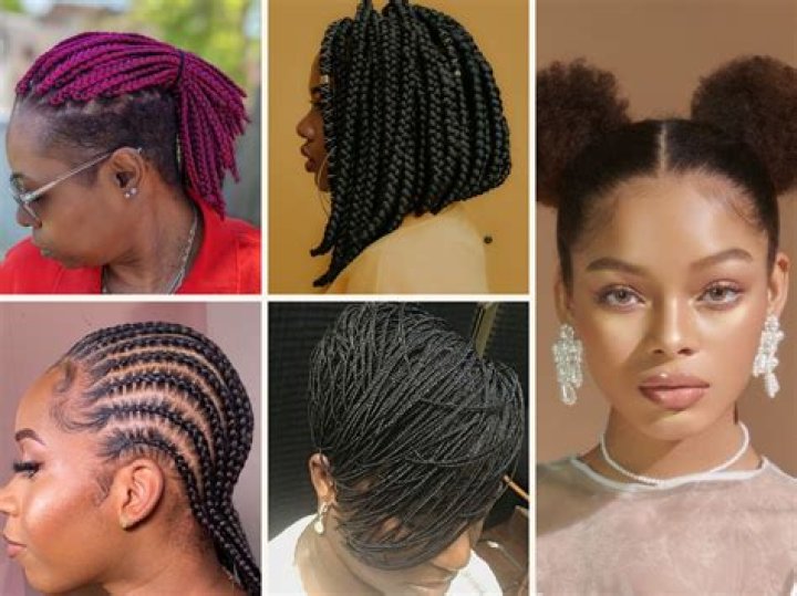 Easy braided hairstyles for short black hair Tuko.co.ke