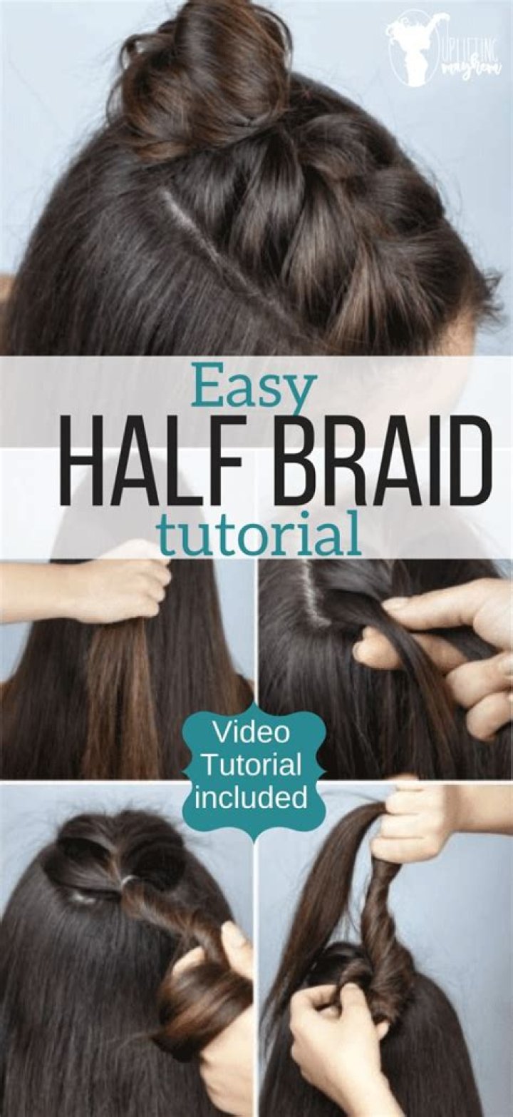Easy Half Braid Hairstyle Tutorial Video Hairstyle Tutorial