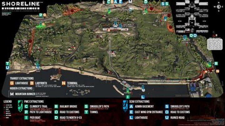 Eft Shoreline Map 3D Game Maps Escape From Tarkov Shoreline Map