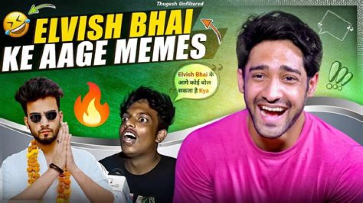 Elvish bhai meme Elvish bhai ke aage koi bol sakta hai kya hai fan