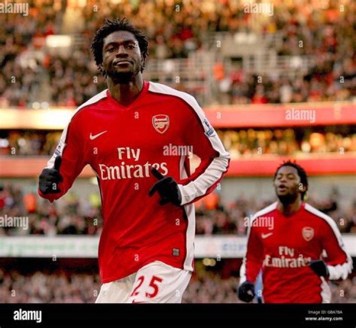 Emmanuel Adebayor still has Arsenal in his head as he announces