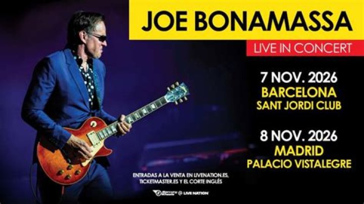 Entradas de conciertos de Joe Bonamassa en Forum Karlin, Prague