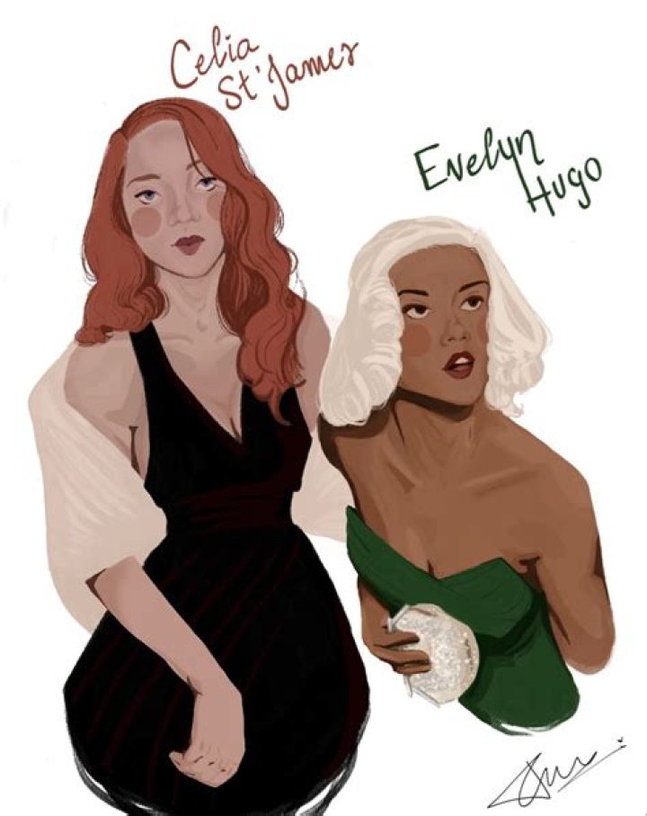 Evelyn Hugo and Celia St. James em 2022 Poses, Personagens literários