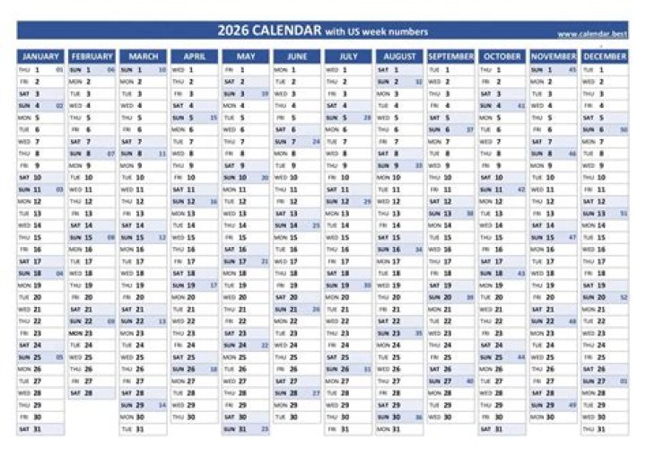 Every 4 Weeks Calendar Month Calendar Printable