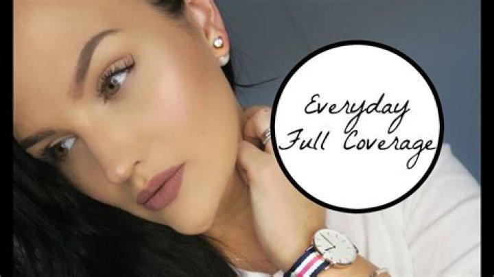 Everyday FULL Coverage Makeup Routine Brandy Nitti YouTube