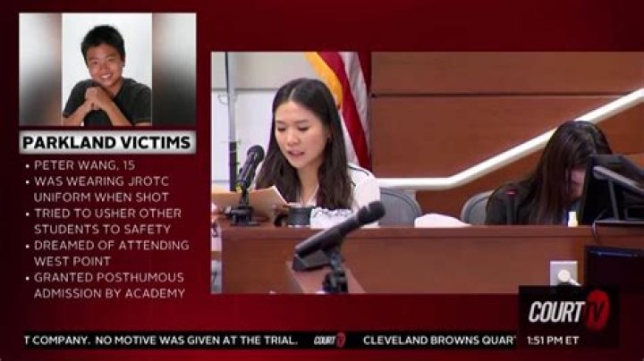 Family of Parkland Victim Peter Wang Deliver Impact Statement Court