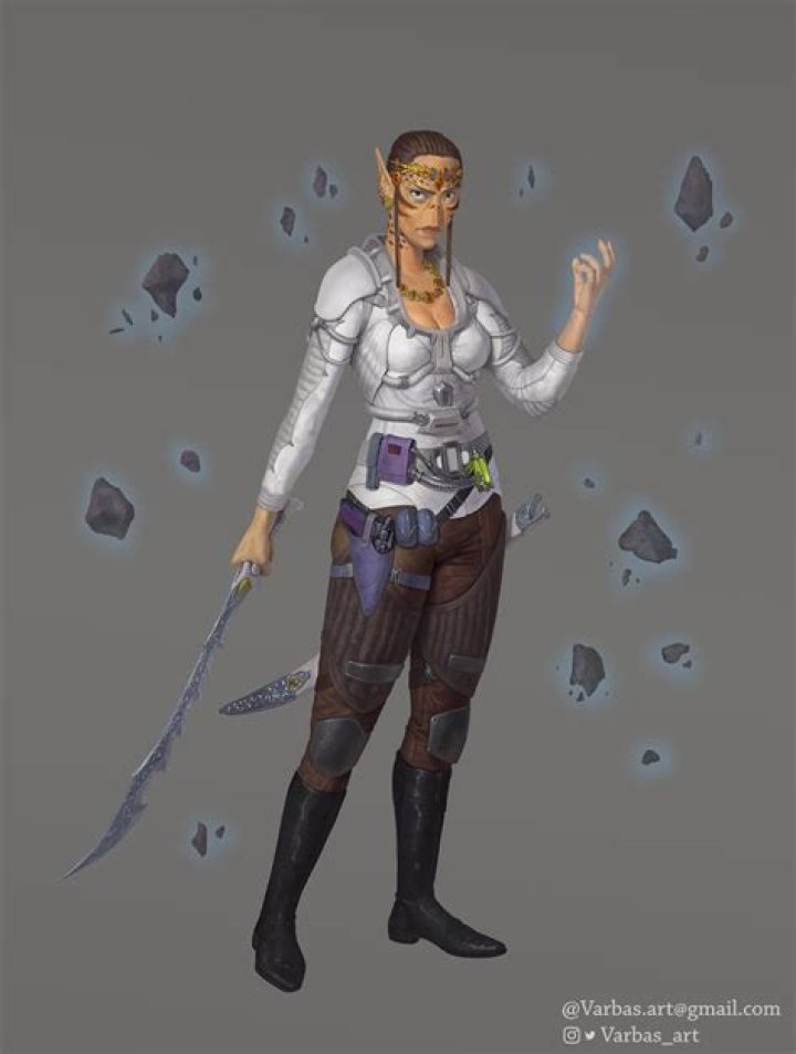 Female Githyanki, fighter [Art] r/DungeonsAndDragons