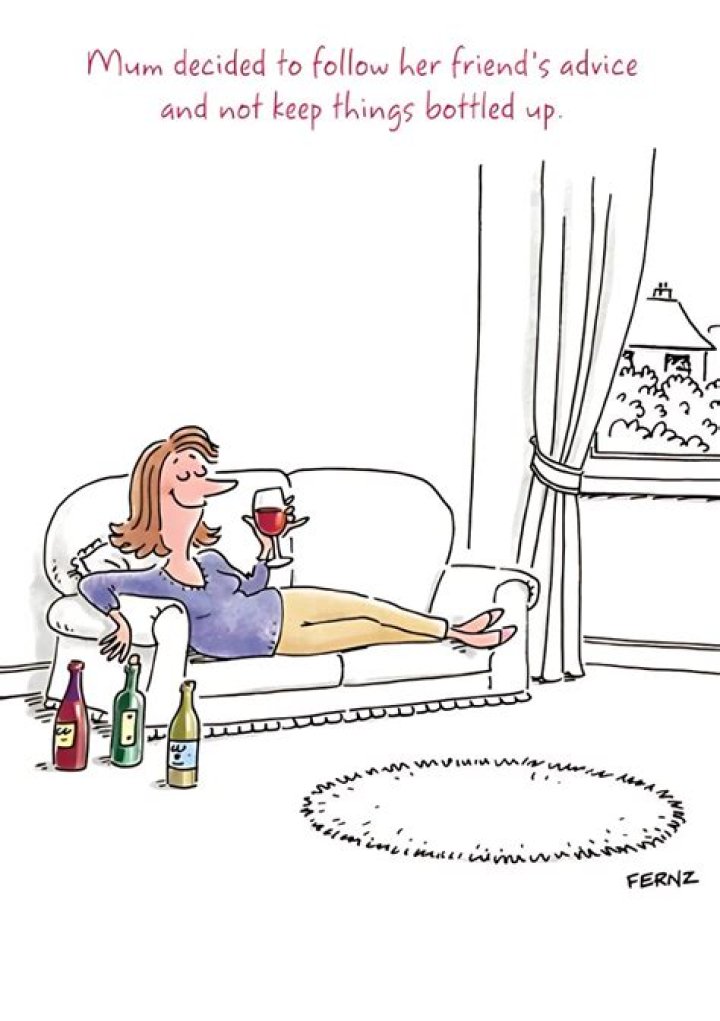 Fernz Funny Bottled Up Mother's Day Humour Greeting Card Cards
