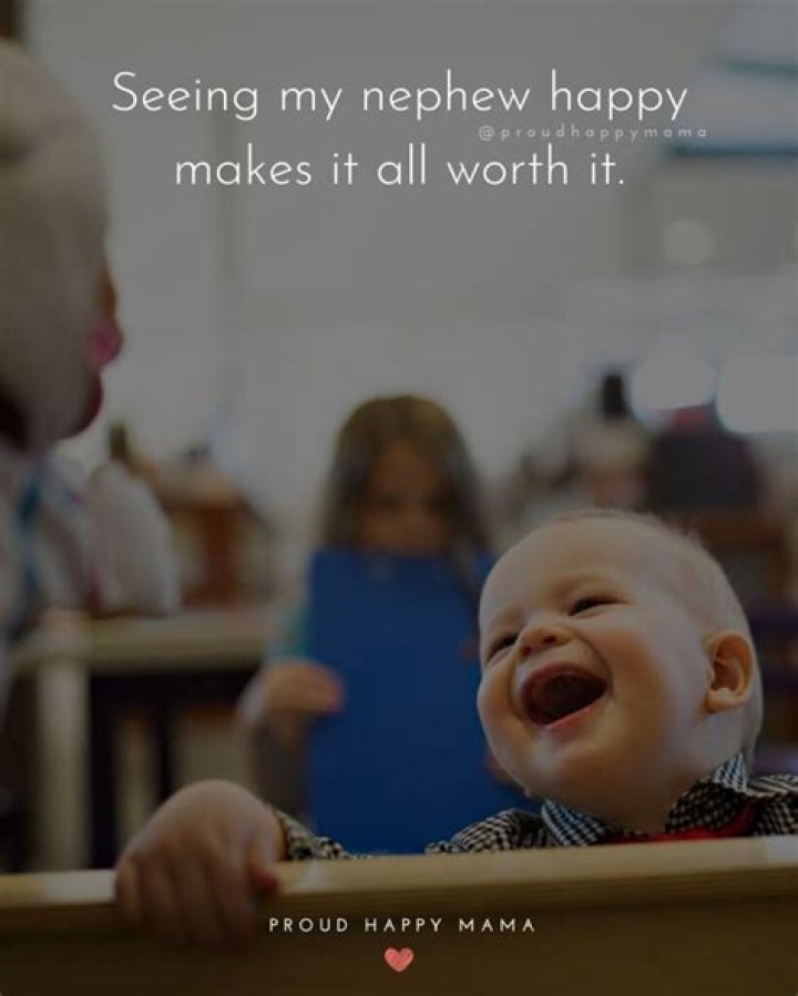 Find the best nephew quotes here! These heartfelt quotes about nephews