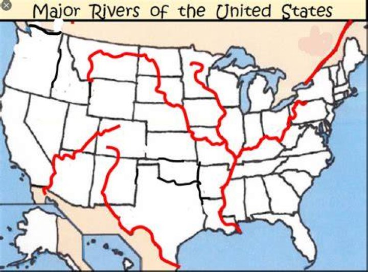 Five major rivers of the U.S. ShowMe