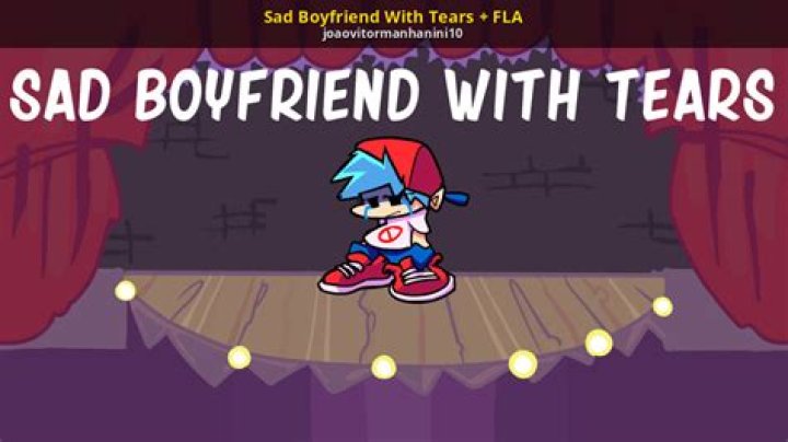 FNF Boyfriend with tears by KotLuigi2003 on DeviantArt