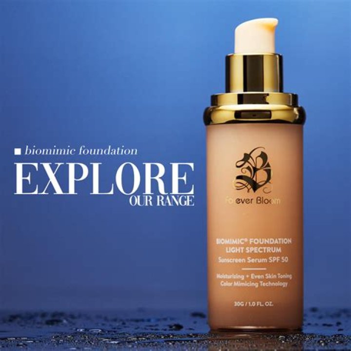 Forever Bloom Biomimic Foundation SPF 50, 1.0 fl oz DARK (1658
