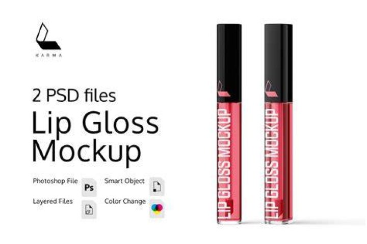 Free Lip Gloss Mockup Mockuptree