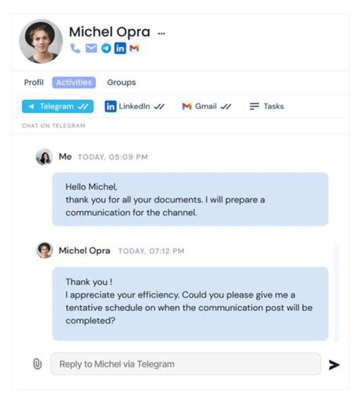 Funkcja Telegram Premium odbiera historie SamaGame