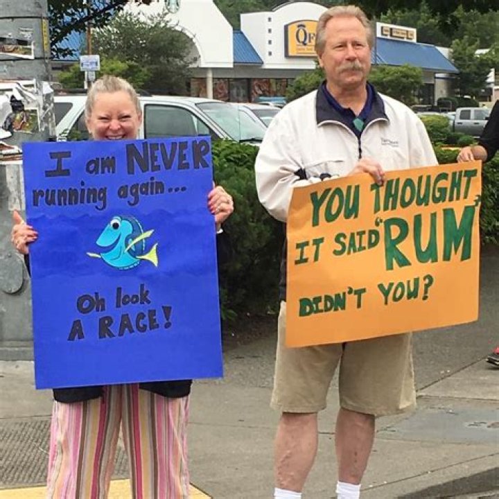 Funny Race Signs That Will Bring a Smile to Your Face Running humor
