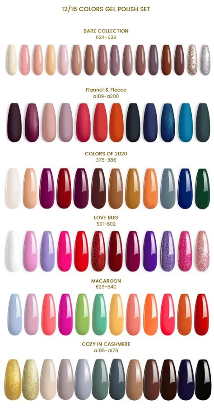Gel Polish Colour Full Line Semi Permanent Color Gel Nail System