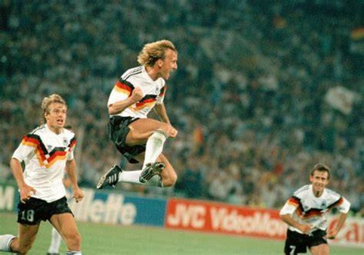 German soccer legend Andreas Brehme accidentally showed his naked wife