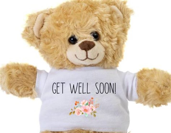 Get Well Soon Teddy Bear ECard Wishes Get well soon, Get well cards