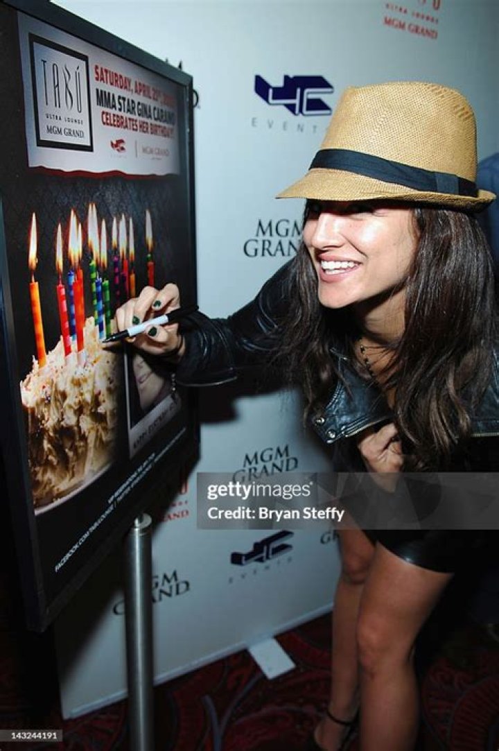 GINA CARANO Celebrates Her Birthday in Las Vegas HawtCelebs