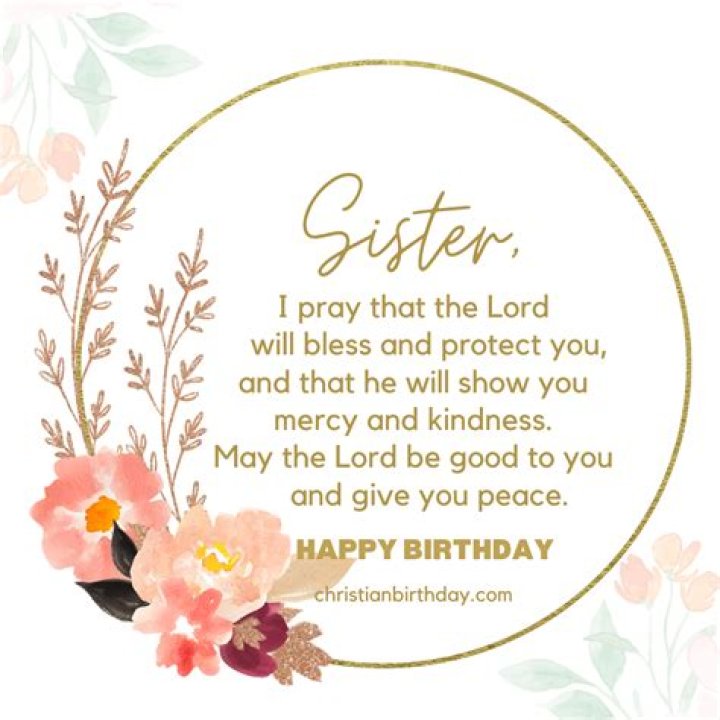 God Bless U My Sister