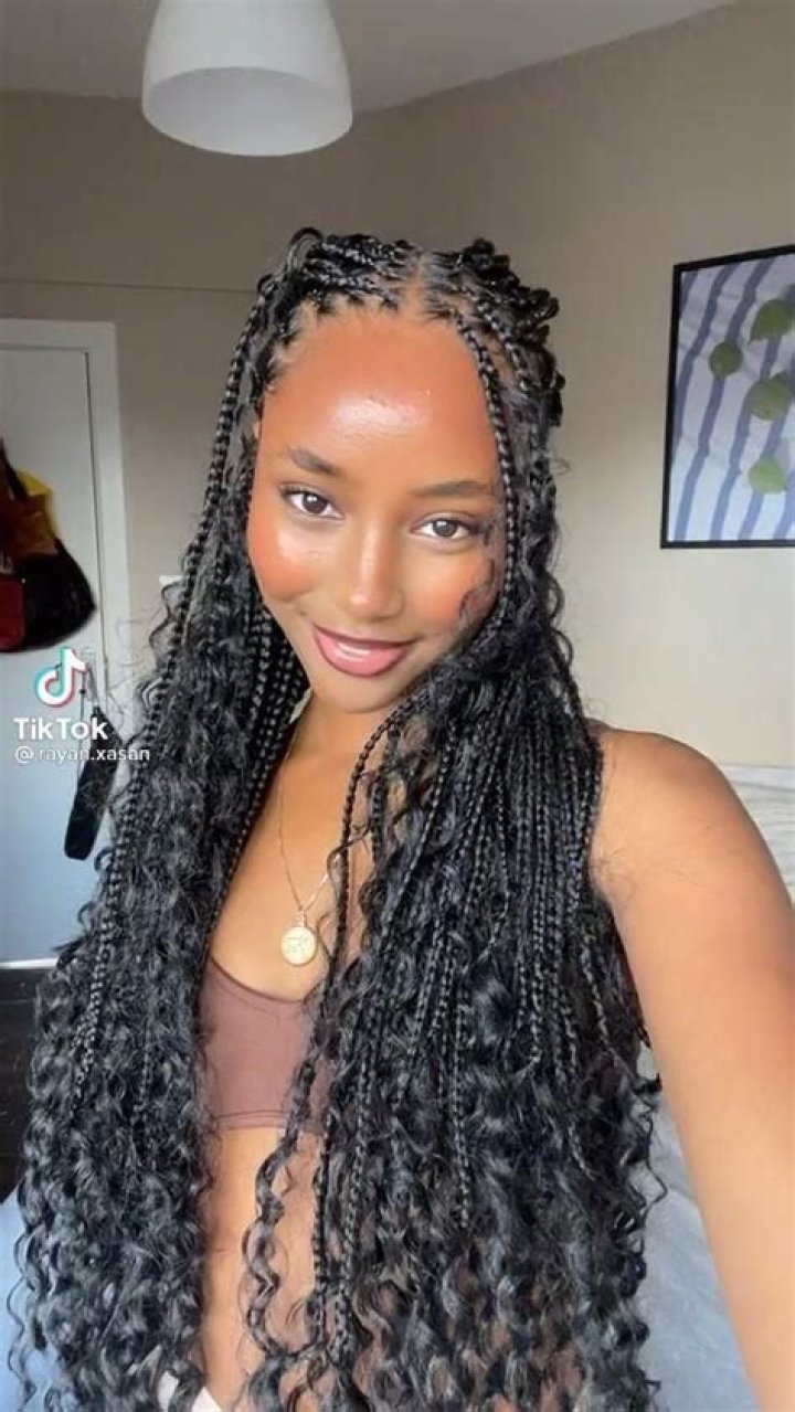 Goddess Braids Hairstyles, Cute Box Braids Hairstyles, Box Braids