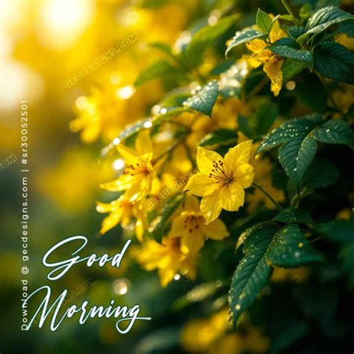 Good Morning beautiful and Images Bramble Avenue