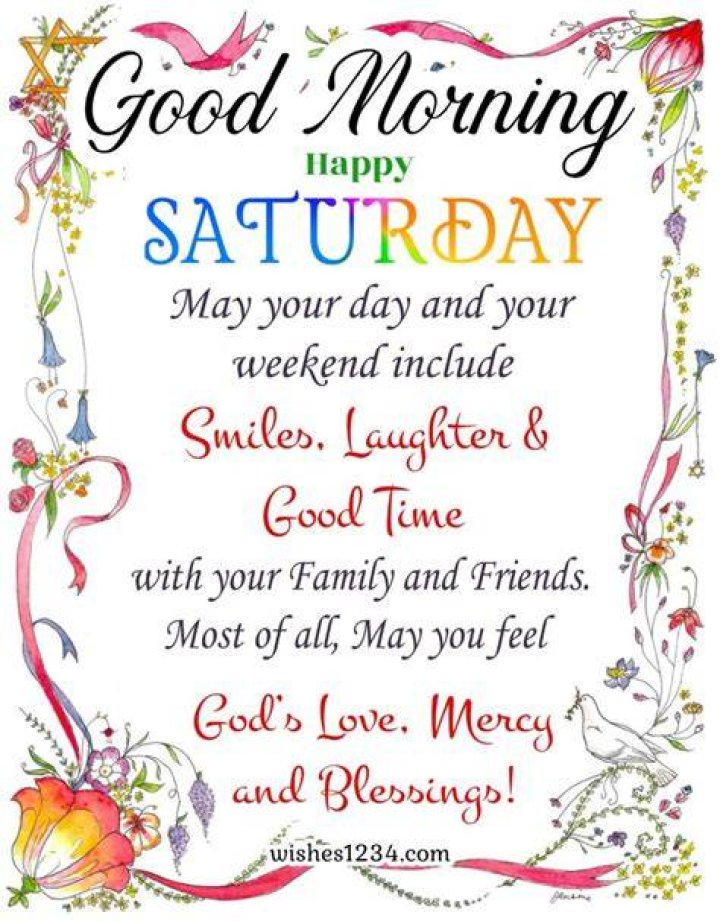 Good Morning Enjoy Your Saturday God Bless Pictures, Photos, and Images