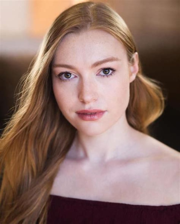 Grace Holley Headshot by drowningpictures Blonde hair green eyes, Red