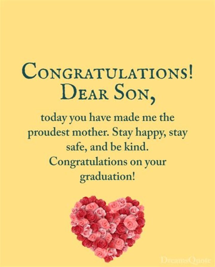 Graduation Wishes for Son Congratulations Message and Quotes Sweet