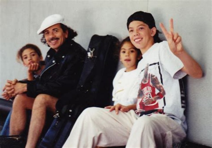 Great picture of Carlos and son Salvador What year is it? Santana