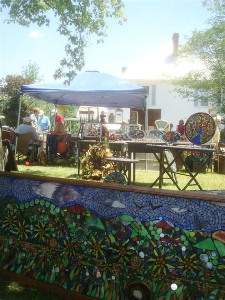 Green Man Mosaics Cameron, NC Antique Fair