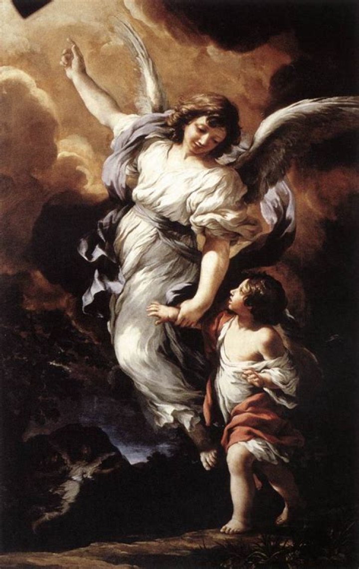Guardian Angel Of God Painting by Michael Waters Fine Art America