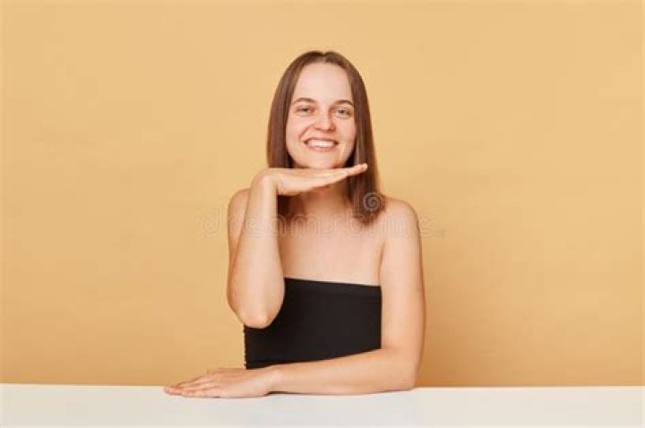Hand Under Chin Pose Photos and Images Shutterstock