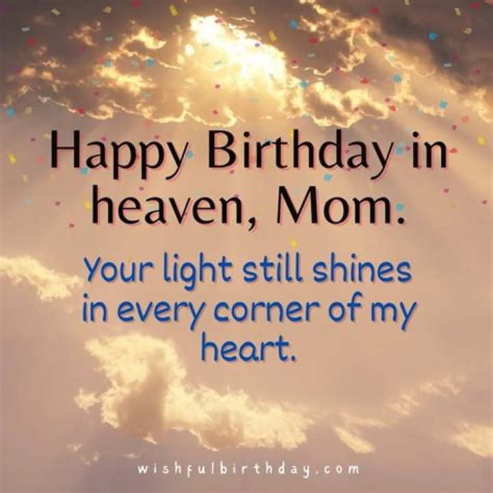 Happy Birthday in Heaven, Mom Wishes and Poems Birthday message for