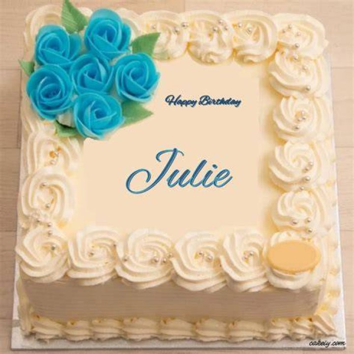 Happy Birthday Julie Cake Images Birthday Ideas