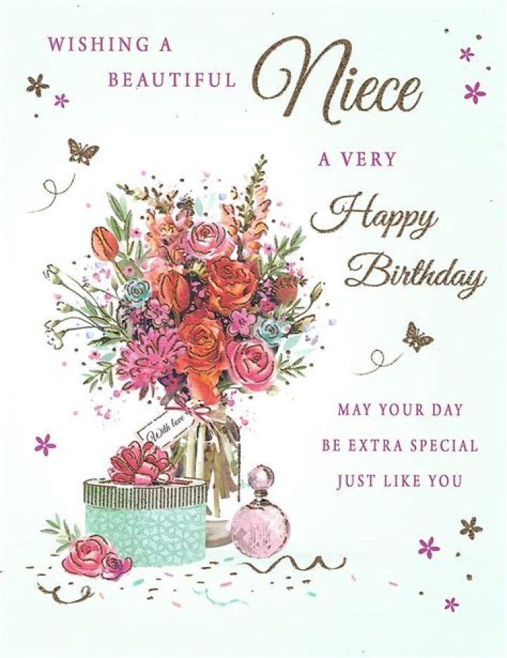 Happy Birthday to My Niece. Lovely red roses and animated frame card