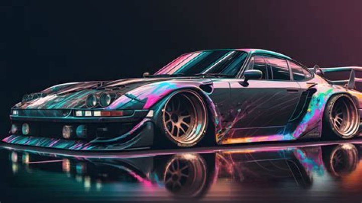 HD wallpaper Car Digital Art Red & WhiteVector Car Cars Other HD Art