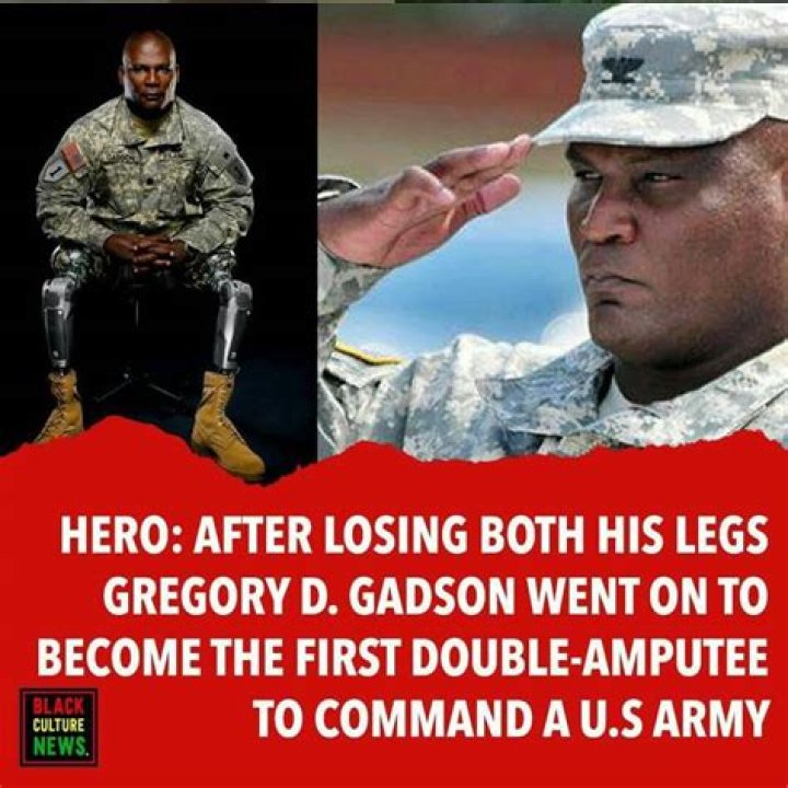 Hero After Losing Both His Legs Gregory D. Gadson Went On To