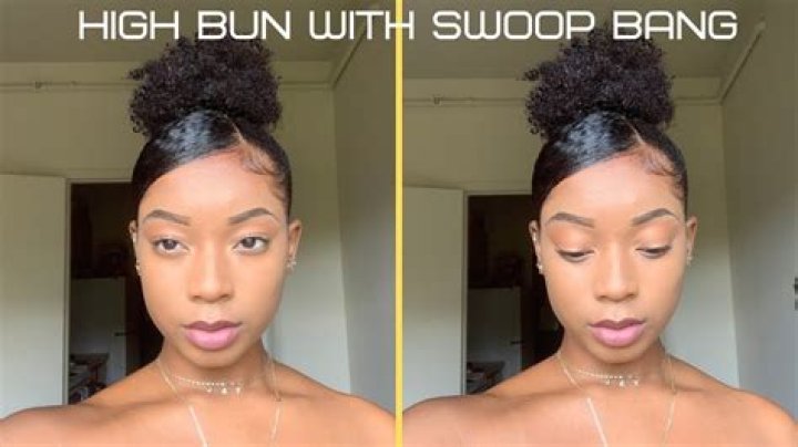 High Bun With SWOOP BANG Quarantine Chronicles YouTube