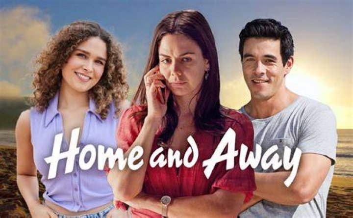 Home and Away's Bonnie Sveen and partner Nathan Gooley look smitten at