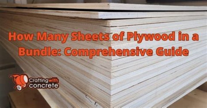 How Many Sheets of Plywood in a Bundle? The Detailed Guide