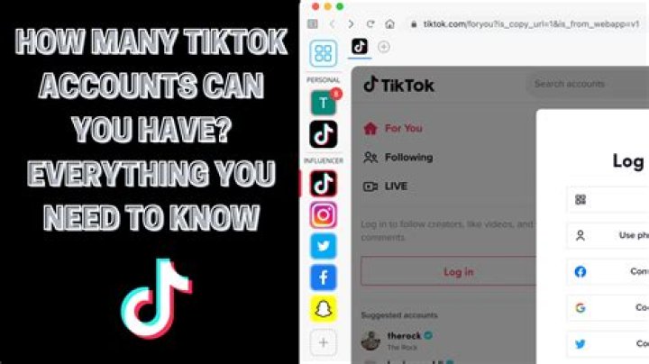 How many TikTok accounts can you have on one device? PUSH.fm