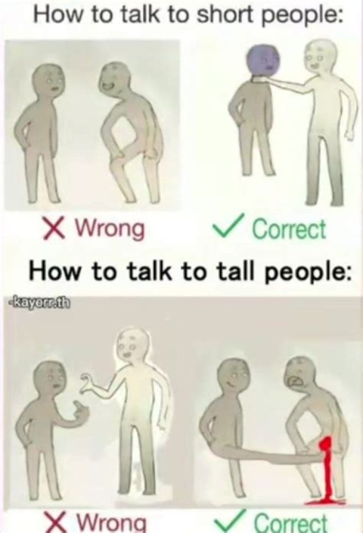 How to talk to short people popular memes on the site iFunny.co 
