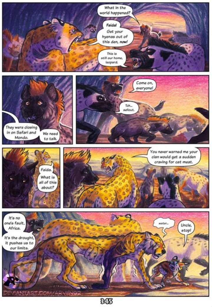 Hyena Cow Vore Comic by brain3times3 on DeviantArt
