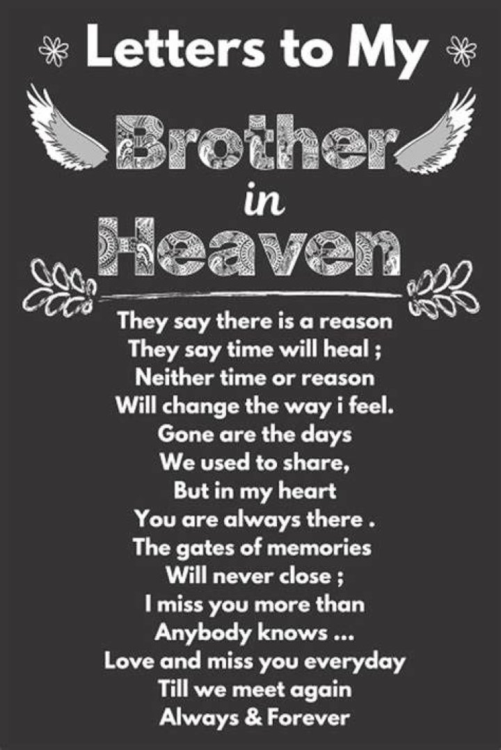 I Miss My Brother In Heaven Quotes. QuotesGram