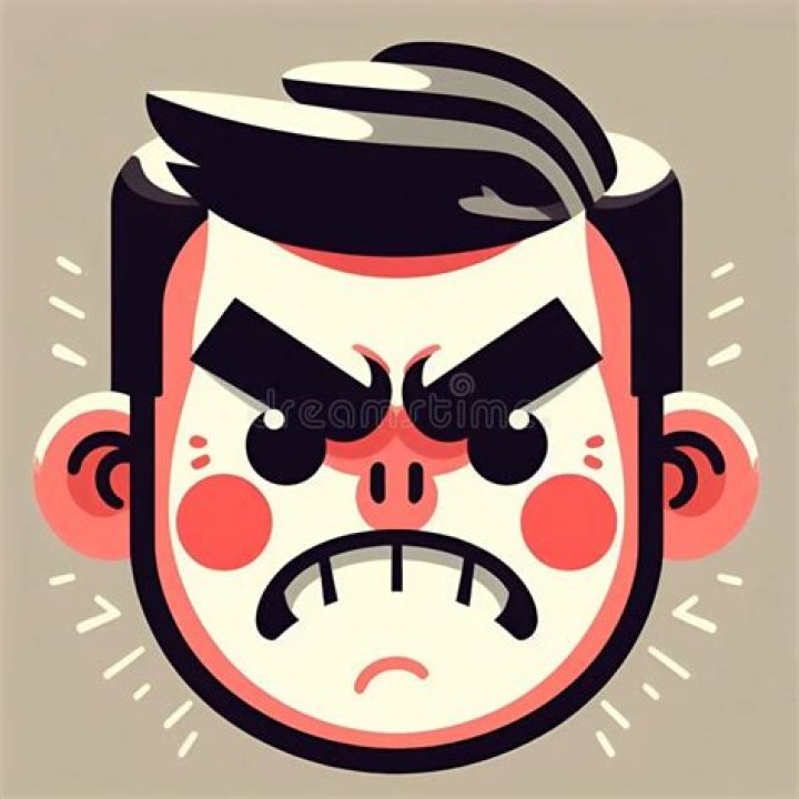 Ilustraci&oacute;n de stock angry cara Angry face, Cartoon faces, Angry